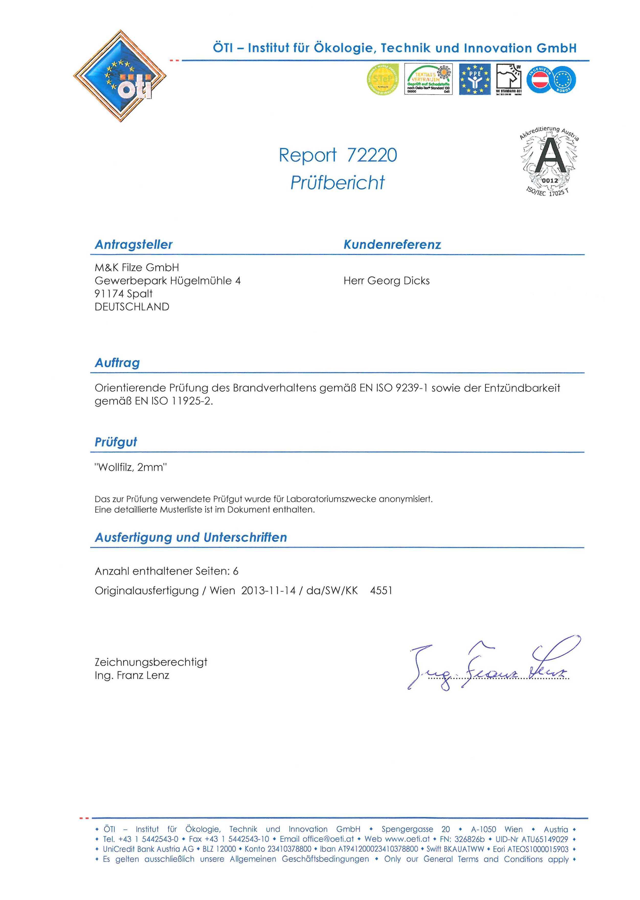 filt brandtest EN 1350-1 tysk  testmetode 11-2013_Side_1.jpg