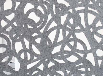 CoverSingle rumafskærmning i filt ophængt med wire (5)