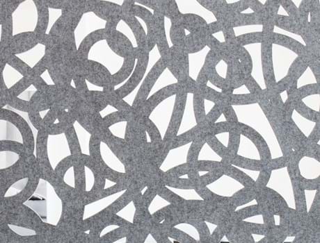 CoverSingle rumafskærmning i filt ophængt med wire (5)