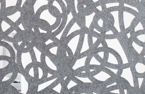 CoverSingle rumafskærmning i filt ophængt med wire (5)