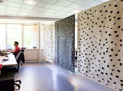 CoverDouble i 2 lag filt dæmper lyd