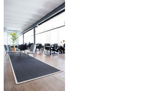 Rainmarks Loft-afpassede tæpper i sisal med kantebånd (1)