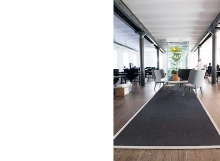 Rainmarks Loft-afpassede tæpper i sisal med kantebånd (2)