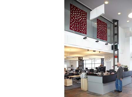 CoverSingle afskærmning i filt i bank (1)