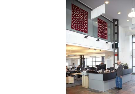 CoverSingle afskærmning i filt i bank (1)