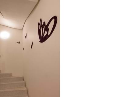 Ok plejehjem, udsmykning med sommerfugl i fraster filt (1)