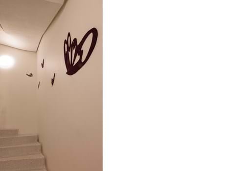 Ok plejehjem, udsmykning med sommerfugl i fraster filt (1)