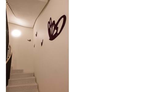 Ok plejehjem, udsmykning med sommerfugl i fraster filt (1)