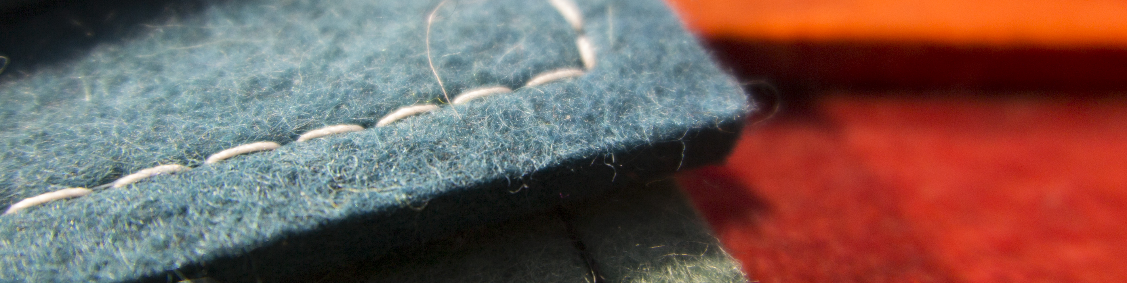 filt prøver blå og rød