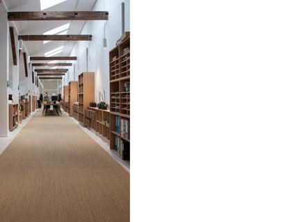 Fraster sisal løber på kontor (2)