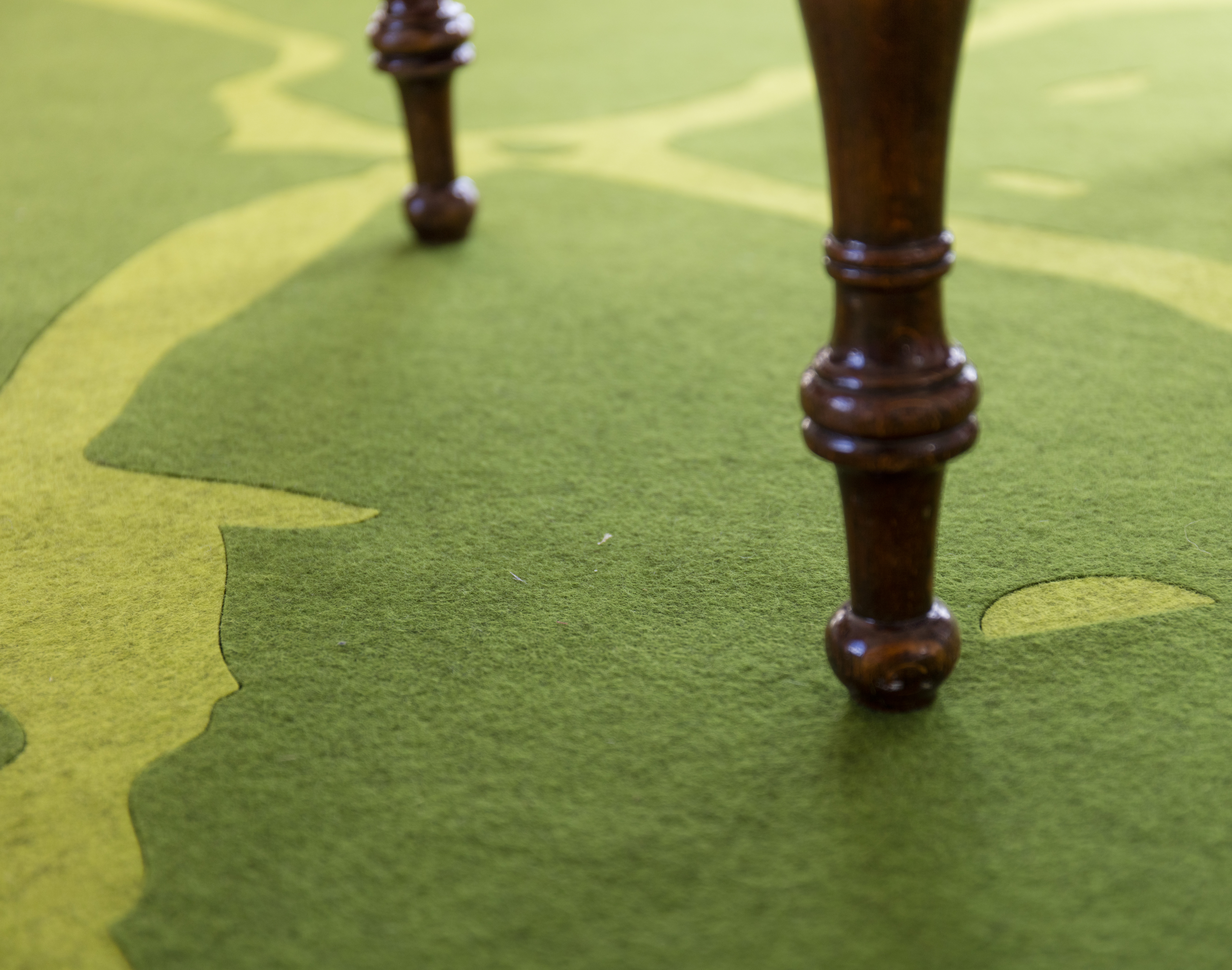 Fil tæppe, design Seastar, detalje