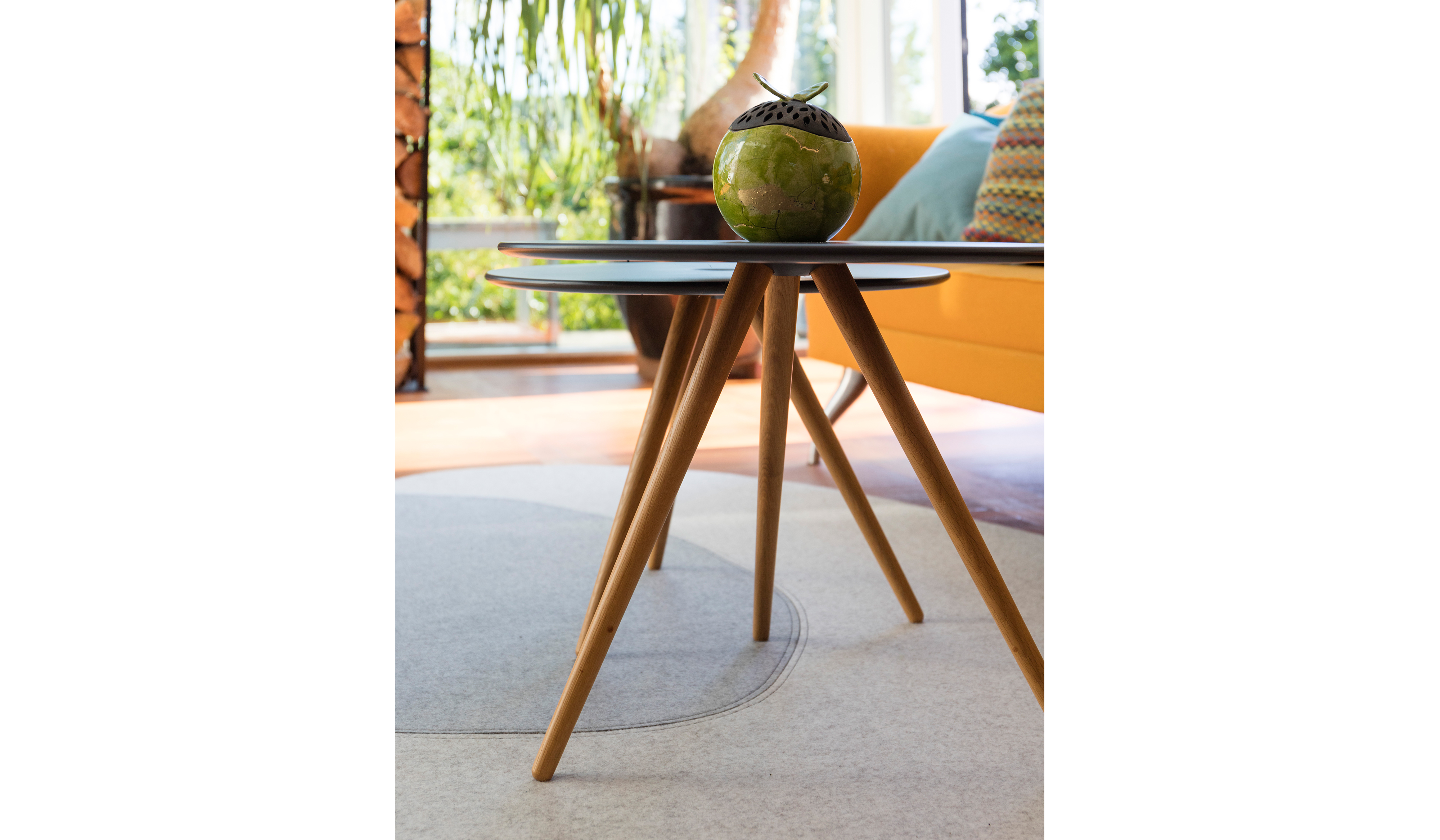 Filt tæppe, design out-of-shape detalje