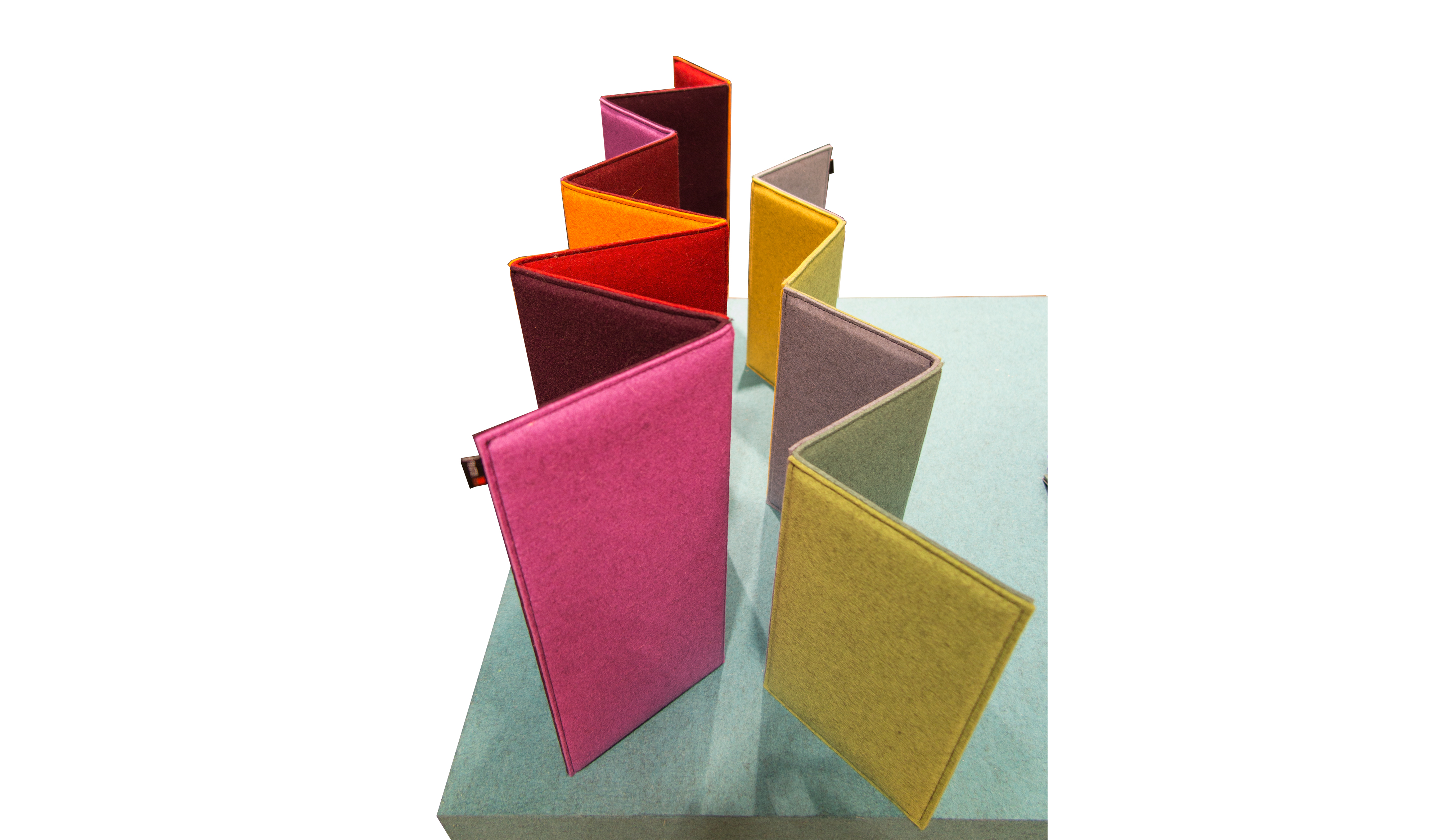 Filtbordskærm zigzag 2 stk