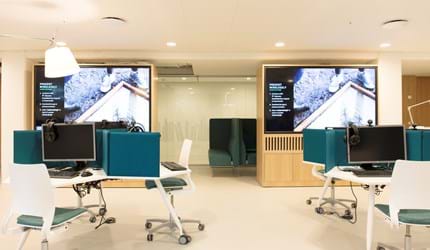 Fraster filt bordskærm model ZigZag