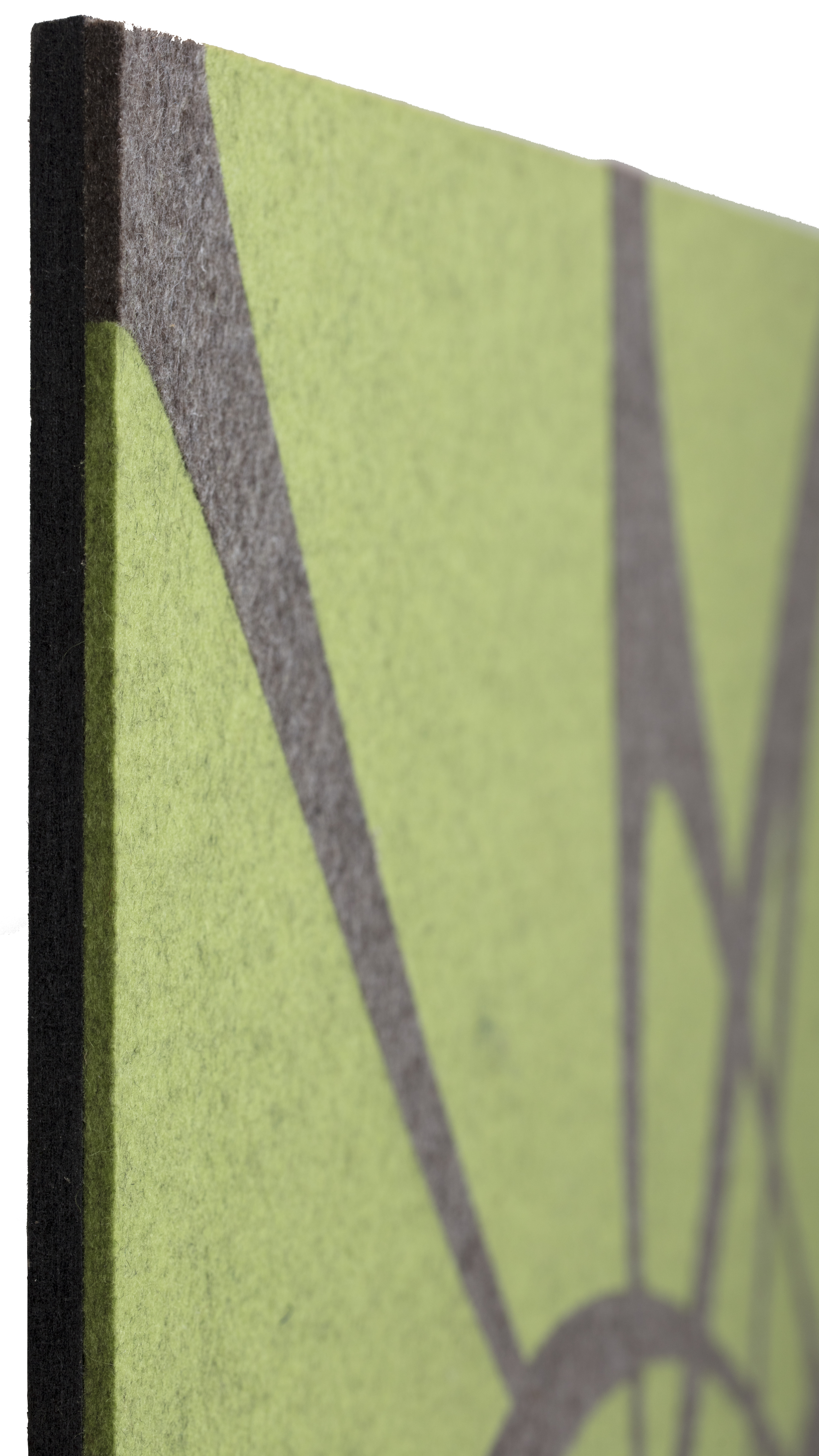 TwisterPlus, Plus, filt, felt, akustik panel, akustik, acoustic, udsmykning, inspiration, design, indretning, lyddæmper