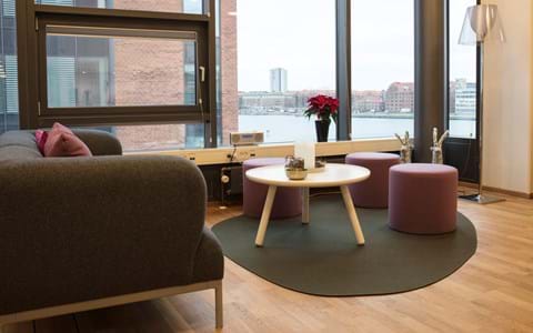 Filttæppe i lounge design Pebble, Gartner