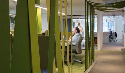 covers nedhængende grønt