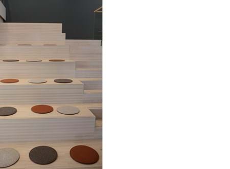 filtpuder på trappe