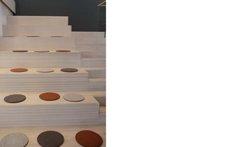 filtpuder på trappe