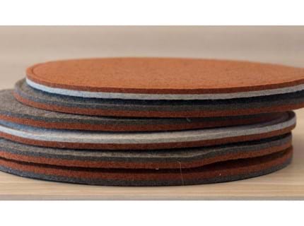 filtpuder på trappe