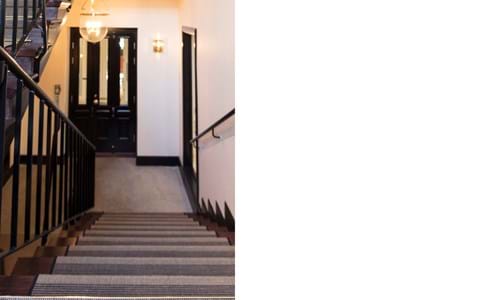 Mellau tæppeløber i sisal på trappe