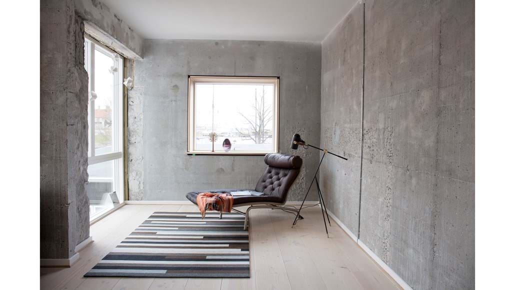 Filt tæppe, design Zenith grå