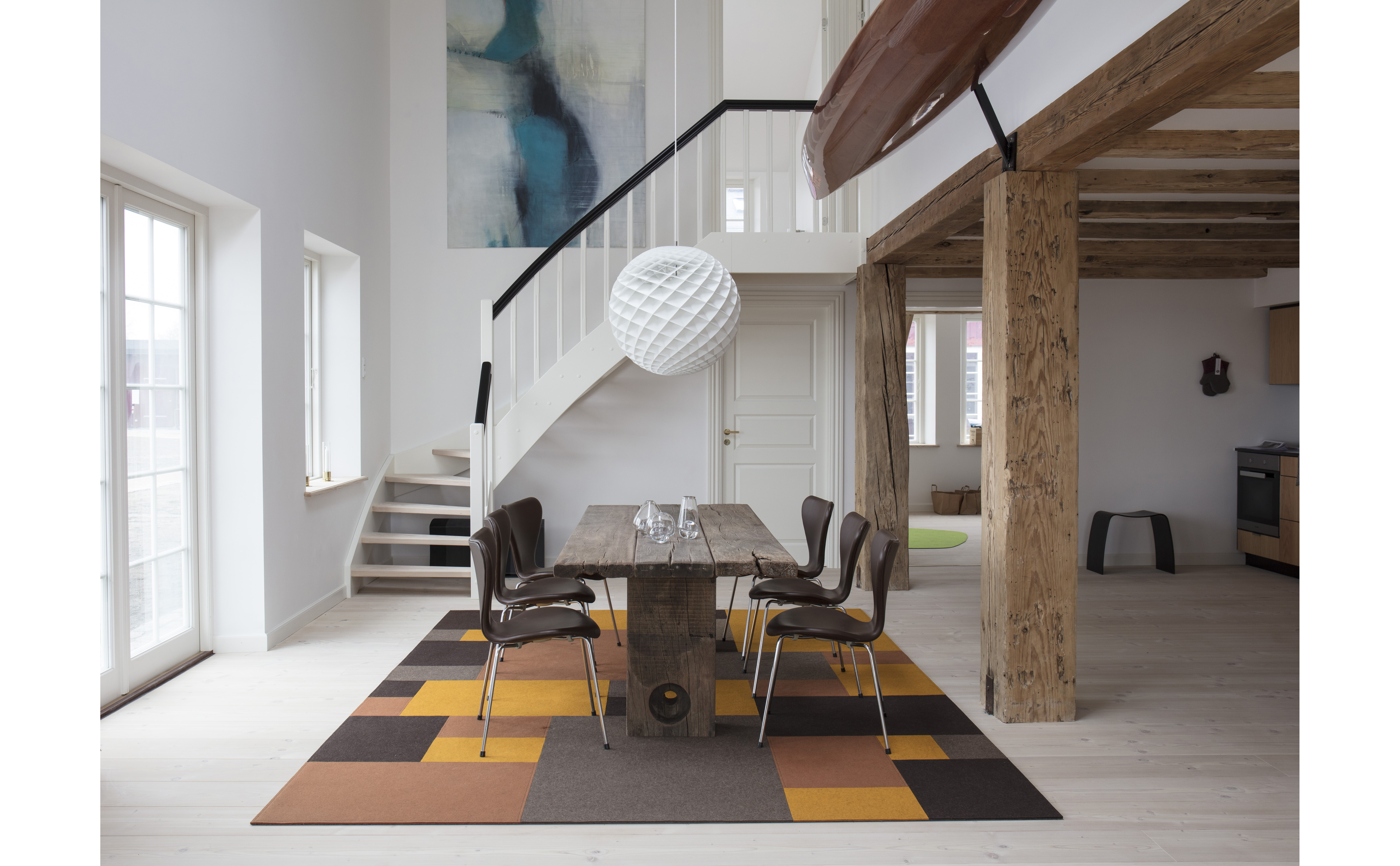 Filt tæppe, design Afloor