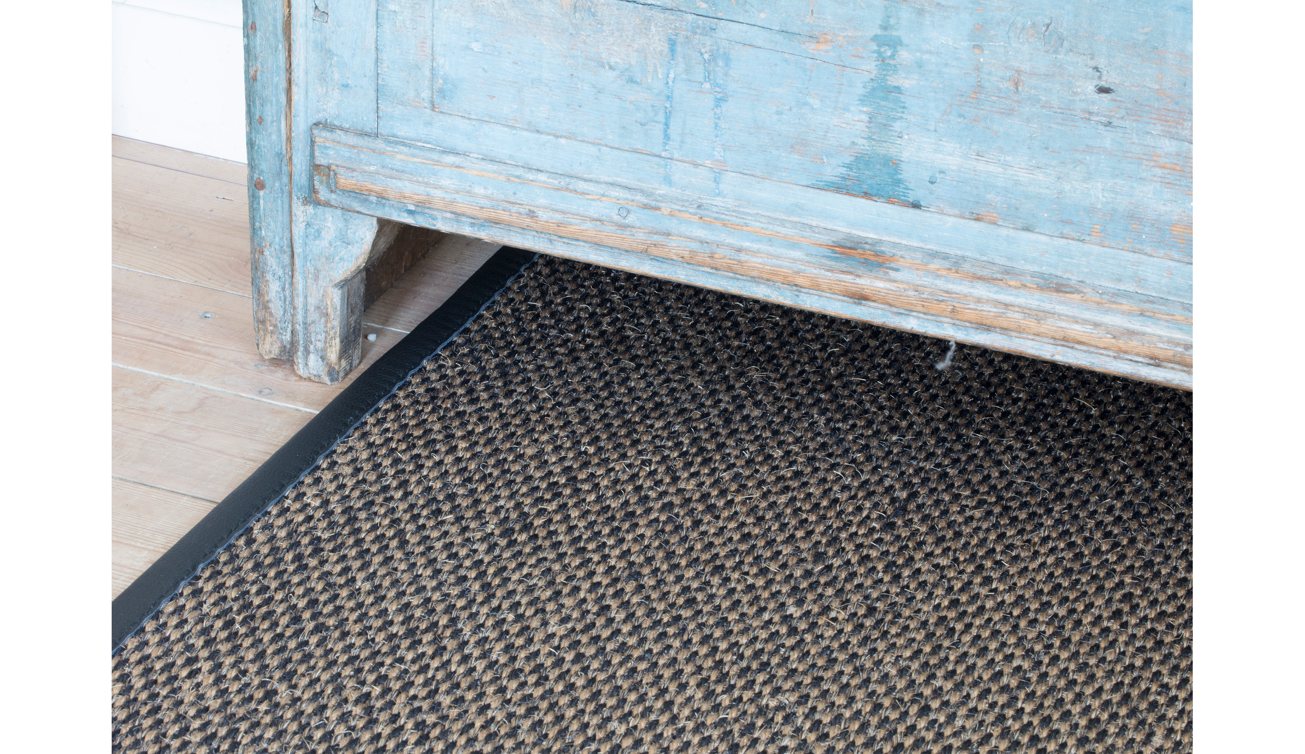 Multicolor schaft sisal løber kommodo