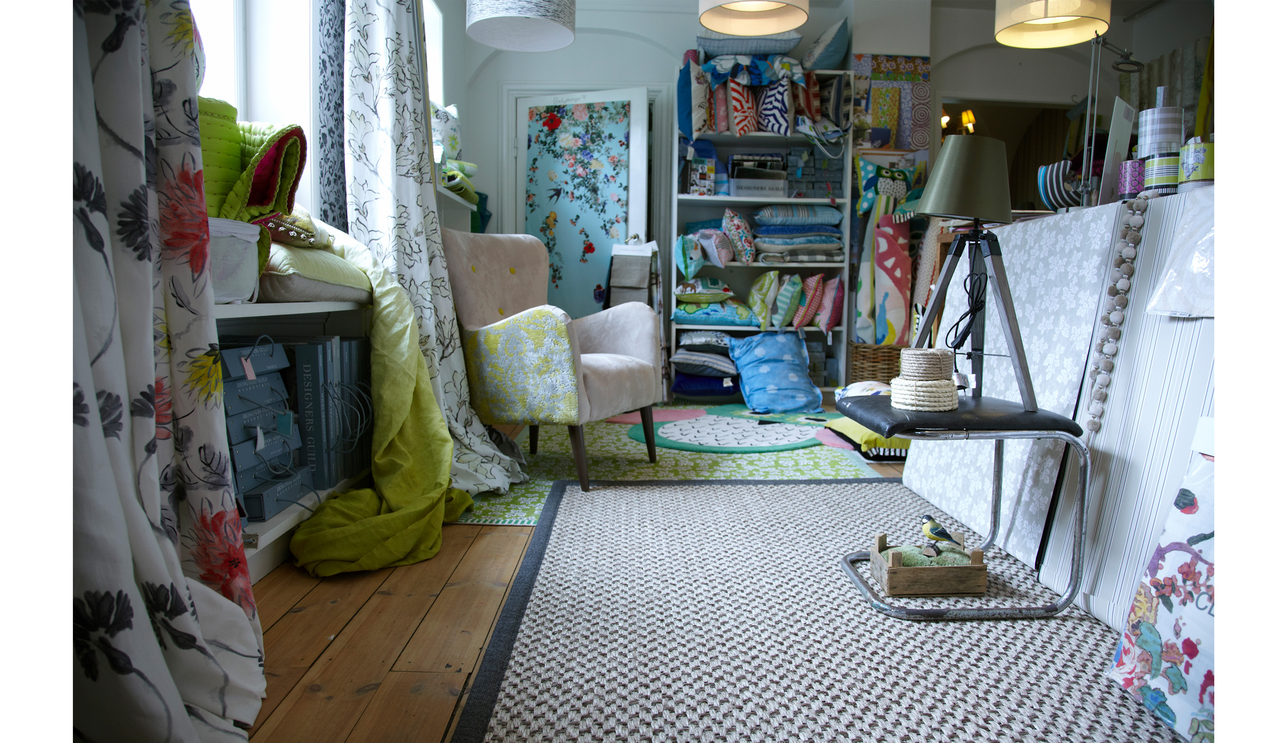 afpasset sisal tæppe Togo i stue