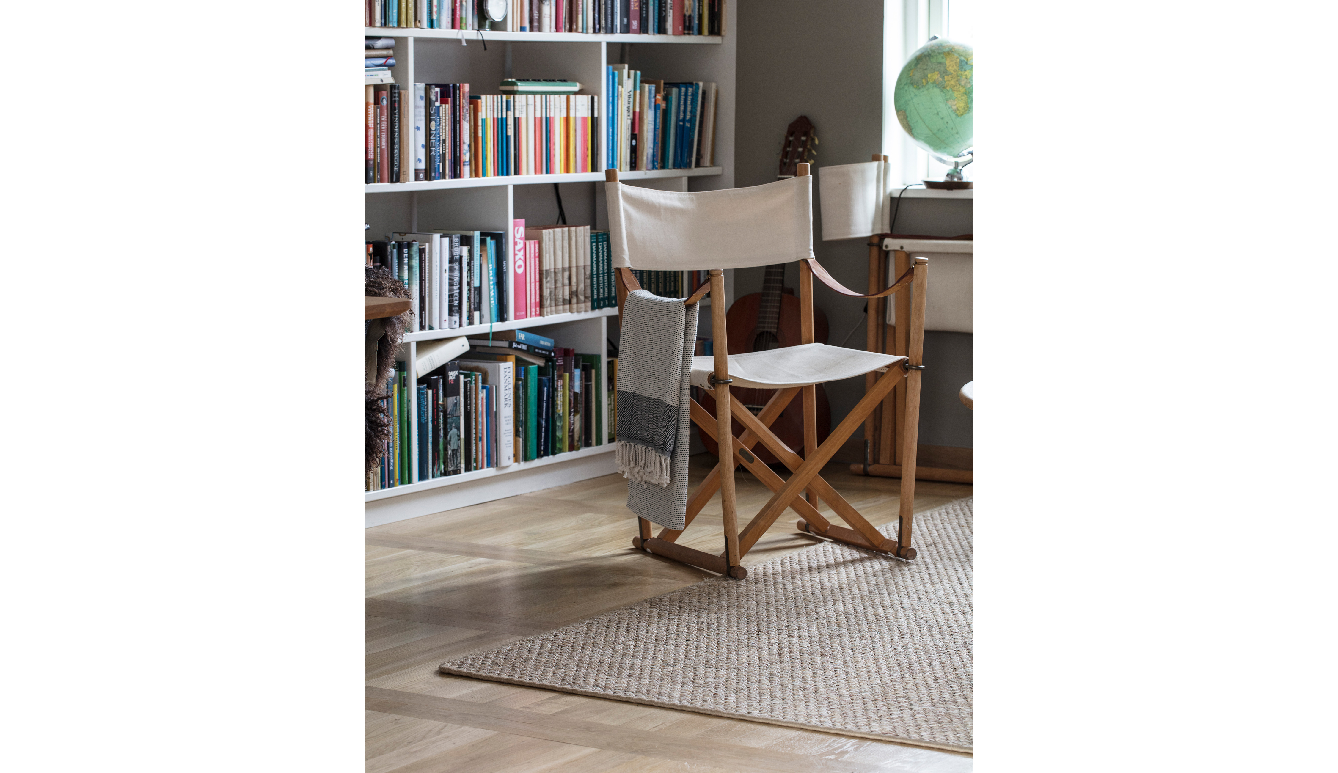 afpasset sisal tæppe Zambezi i stue