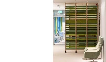 Karolinska, filt lameller, rumafskærmning (4)