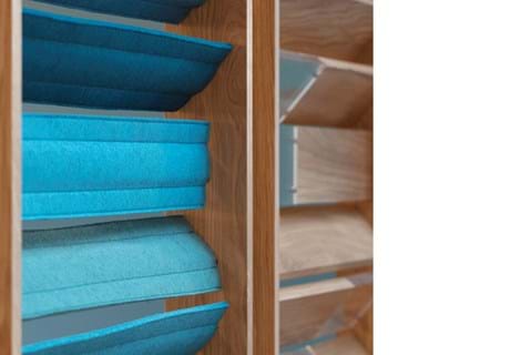 Karolinska, filt lameller, rumafskærmning (8)