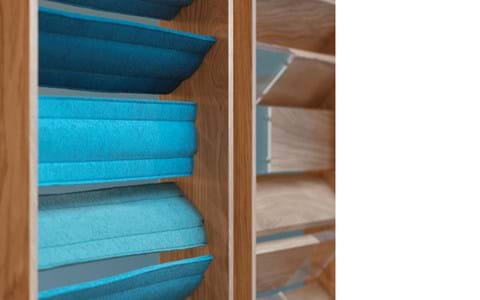 Karolinska, filt lameller, rumafskærmning (8)