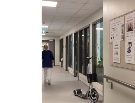 Ulleryd Helsebyg, fraster, filt, PinDot, opslagstavle, pin board, roomdivider, akustik, uld filt, inspiration, design, indretning, filttavle, udsmykning