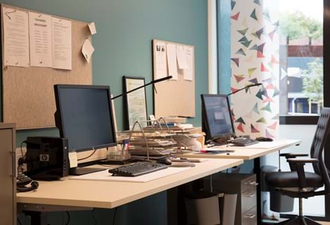 Ulleryd Helsebyg, fraster, filt, PinDot, opslagstavle, pin board, roomdivider, akustik, uld filt, inspiration, design, indretning, filttavle, udsmykning