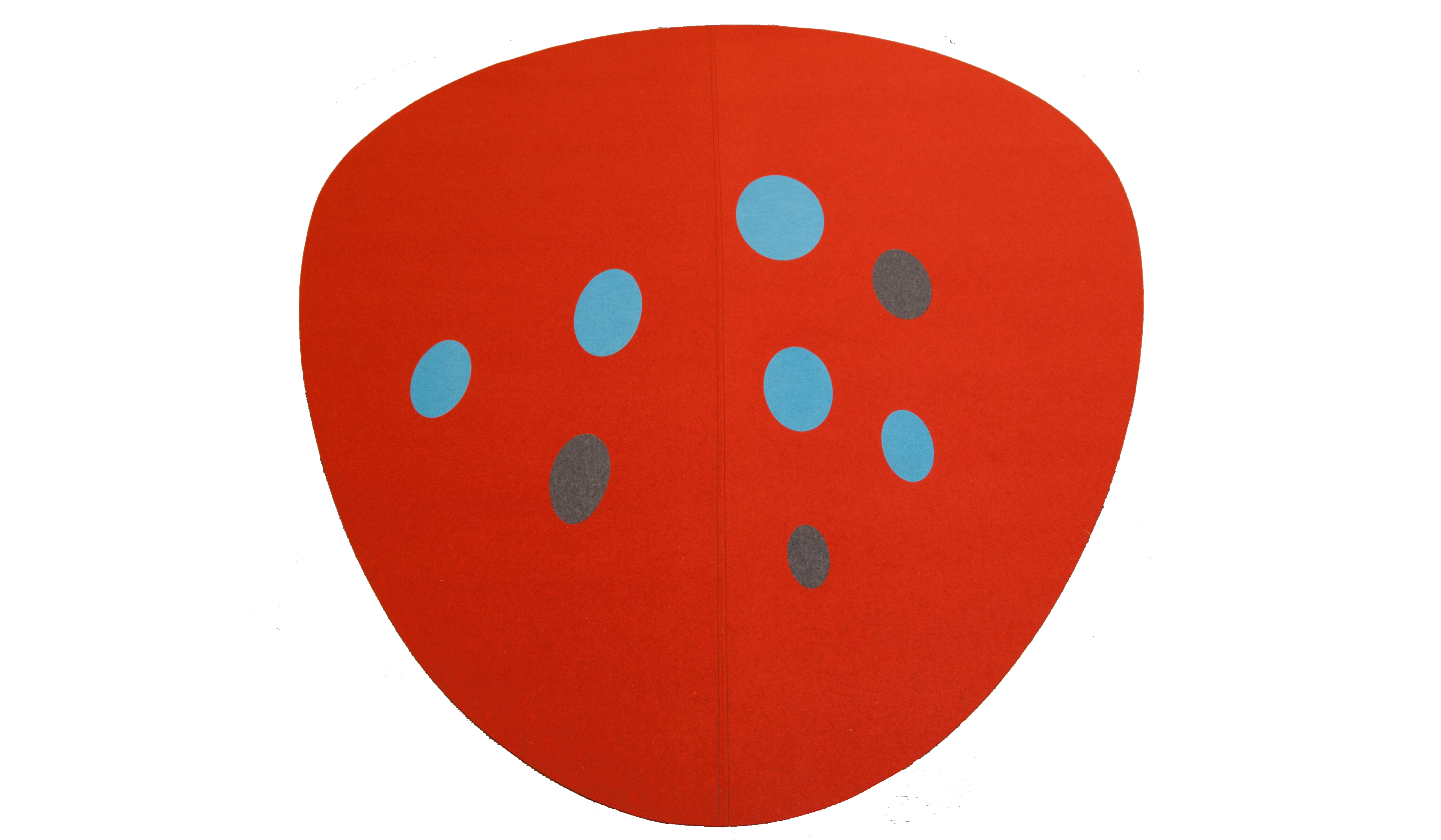 Filttæppe design æg form