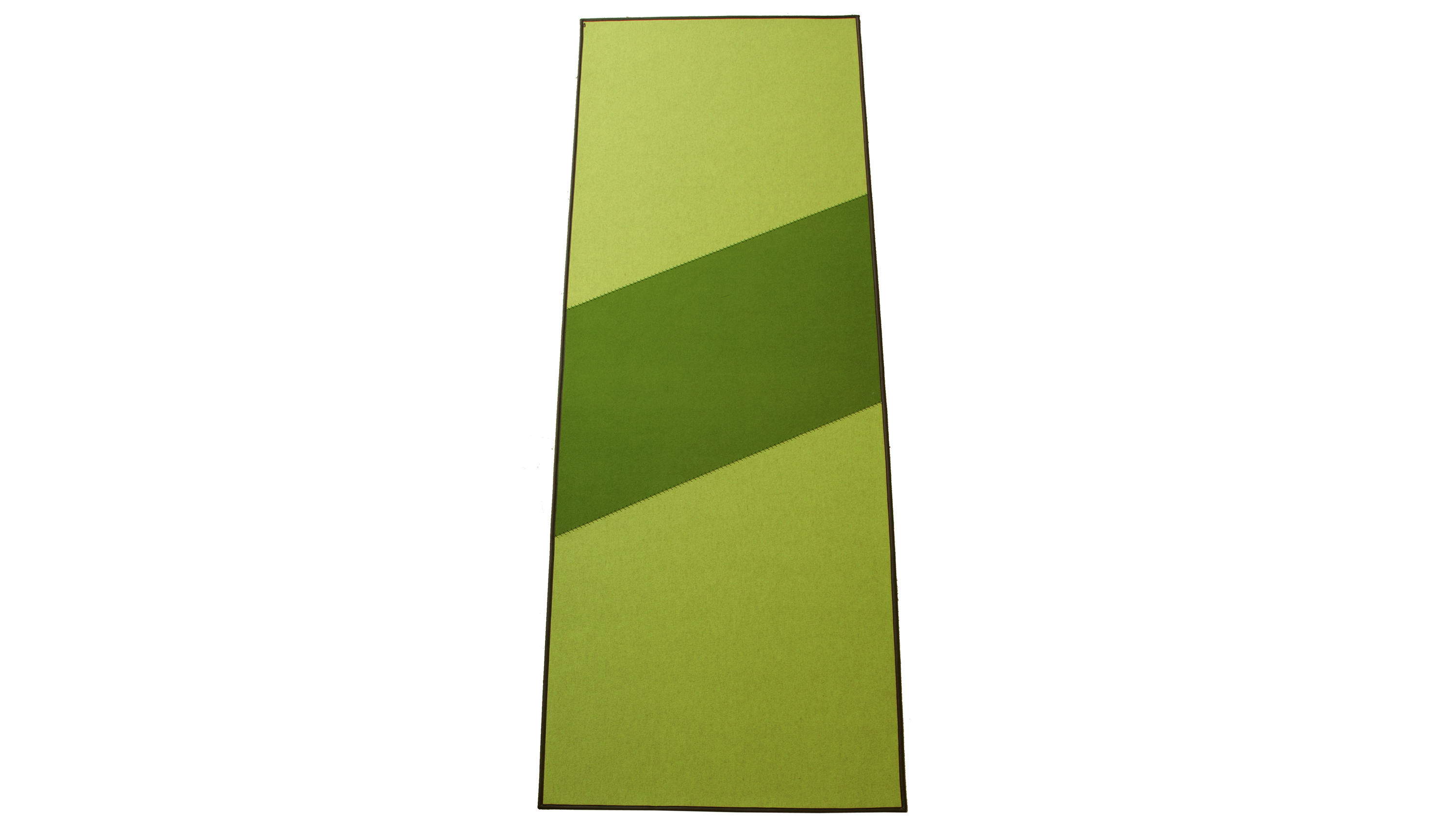 filttæppe med læderkant