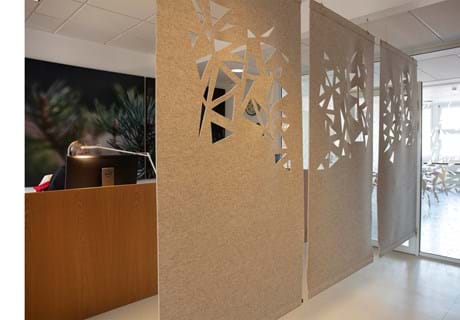 Covers rumdeler i filt, Nørrebro sundhedshus