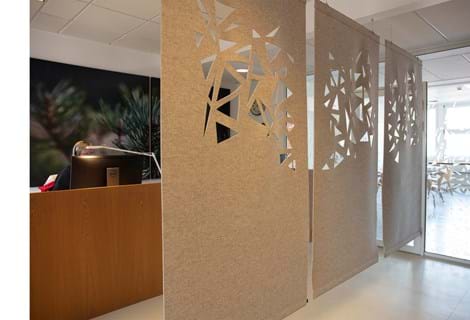 Covers rumdeler i filt, Nørrebro sundhedshus