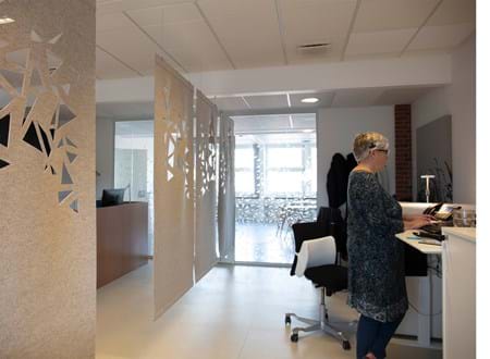 Covers rumdeler i filt, Nørrebro sundhedshus (1)