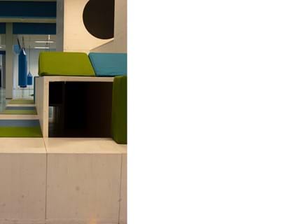 Magleblik skole, filt udsmykning 4