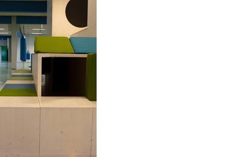 Magleblik skole, filt udsmykning 4