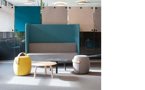 CoverSingle rumafskærmning i filt ophængt med wire (1)