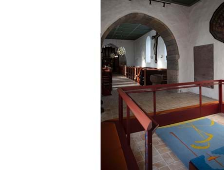 Kunstnerisk altertæppe i filt skallerup kirke (5)
