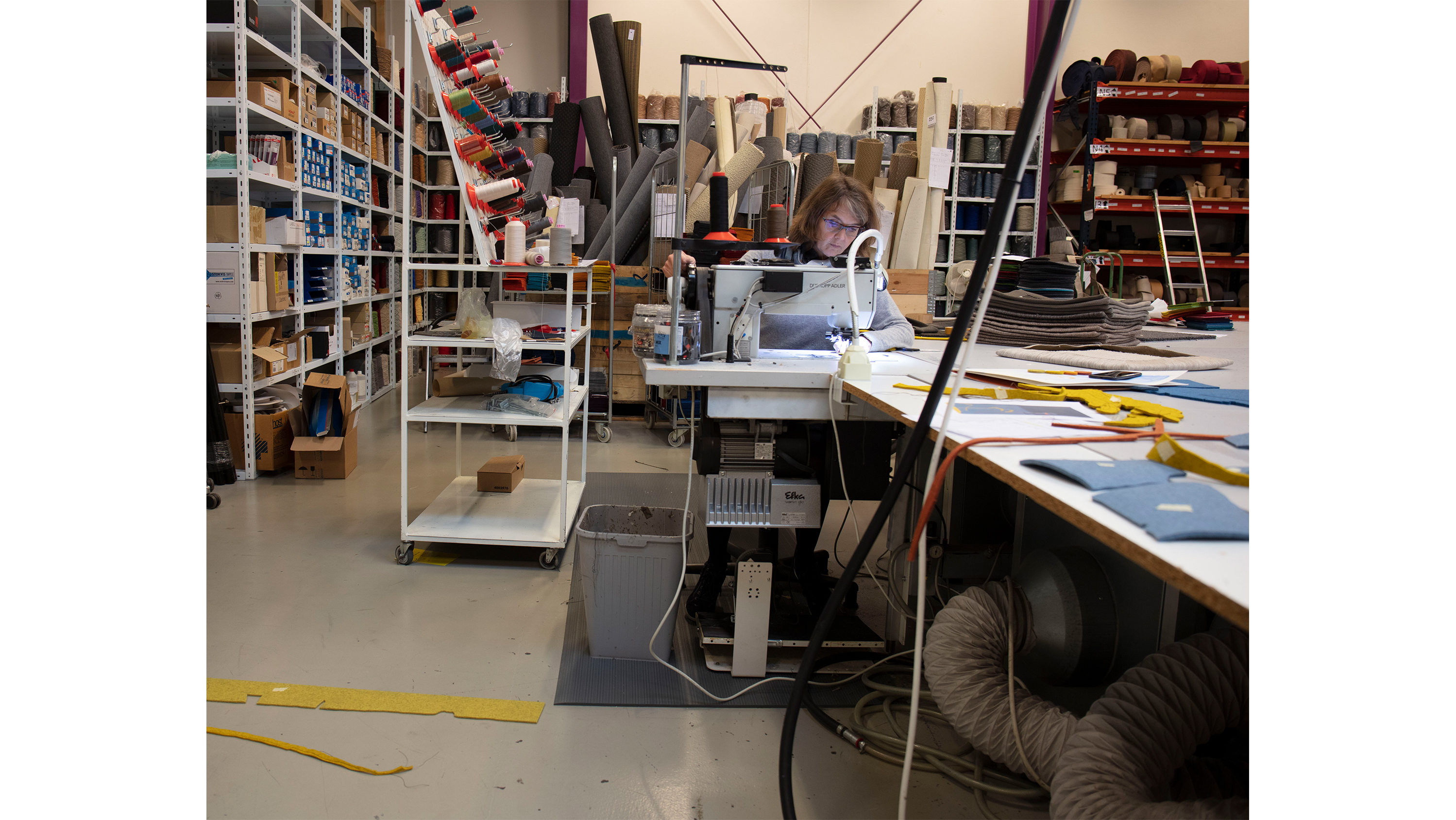 skallerup kirke altertæppe i filt produktion (5)