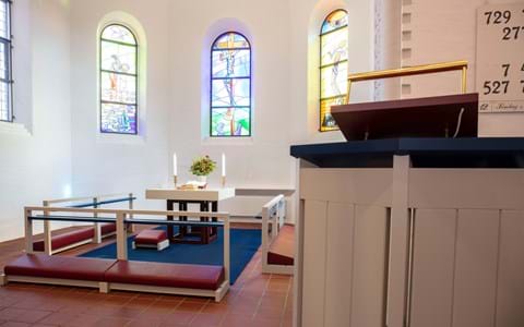 kirketæppe, altertæppe, filttæppe, filt, rug