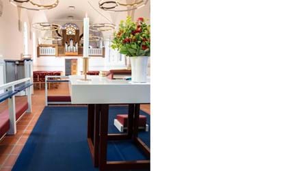 kirketæppe, altertæppe, filttæppe, filt, rug