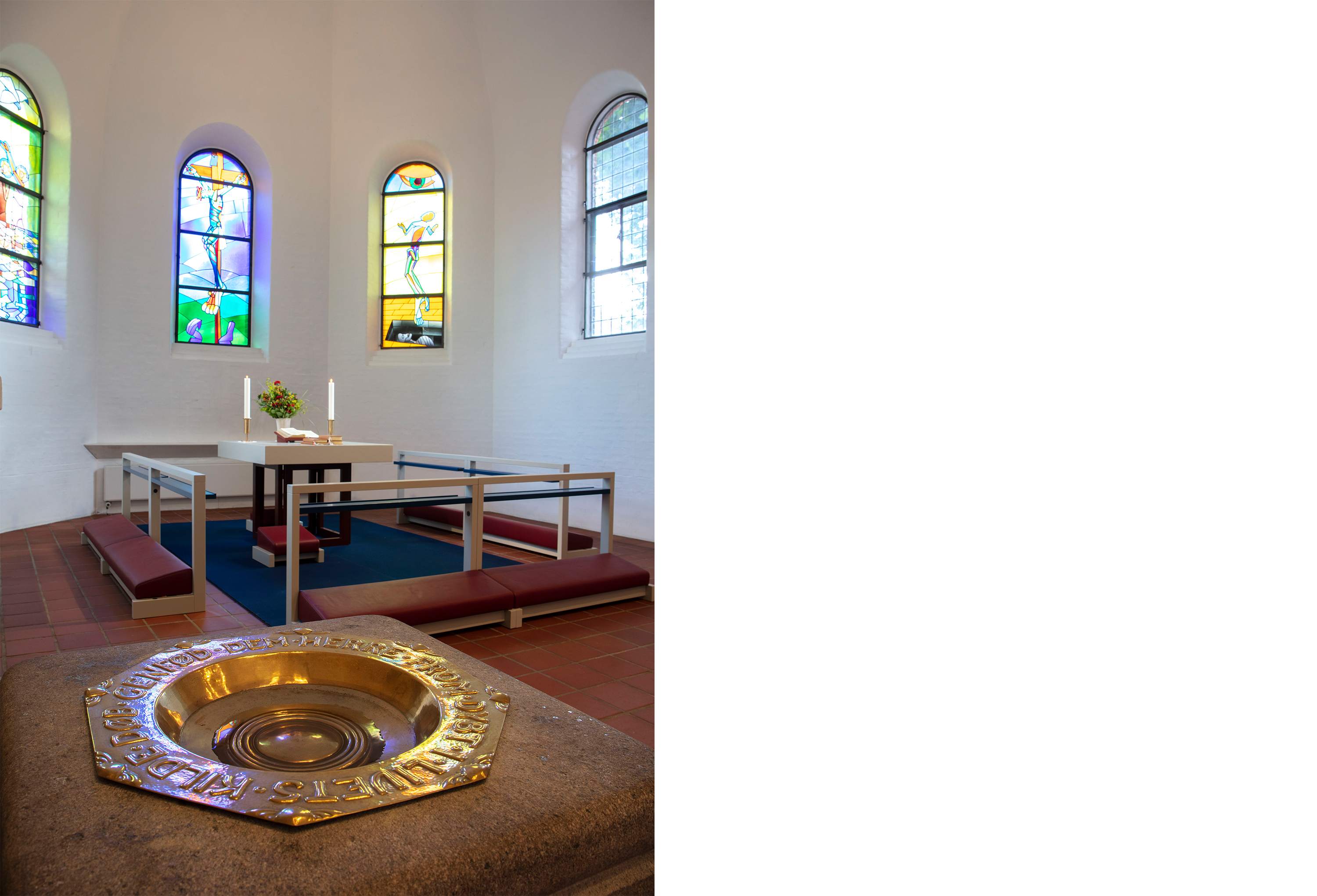 kirketæppe, altertæppe, filttæppe, filt, rug