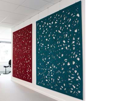 lydæmpning med Cover i filt med udskæringer