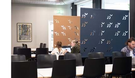 filt, Fraster filt, arbejdsro, rumdeling, skærmvæg, acoustic, roomdivider, felt.